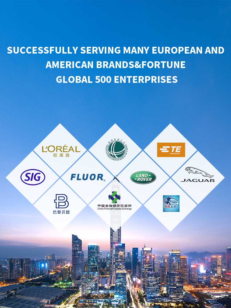 Successfully Serving Many European and American Brands&Fortune Global 500 Enterprises